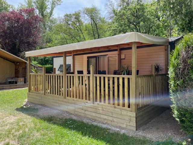 Camping De La Bonnette Caylus Exteriér fotografie